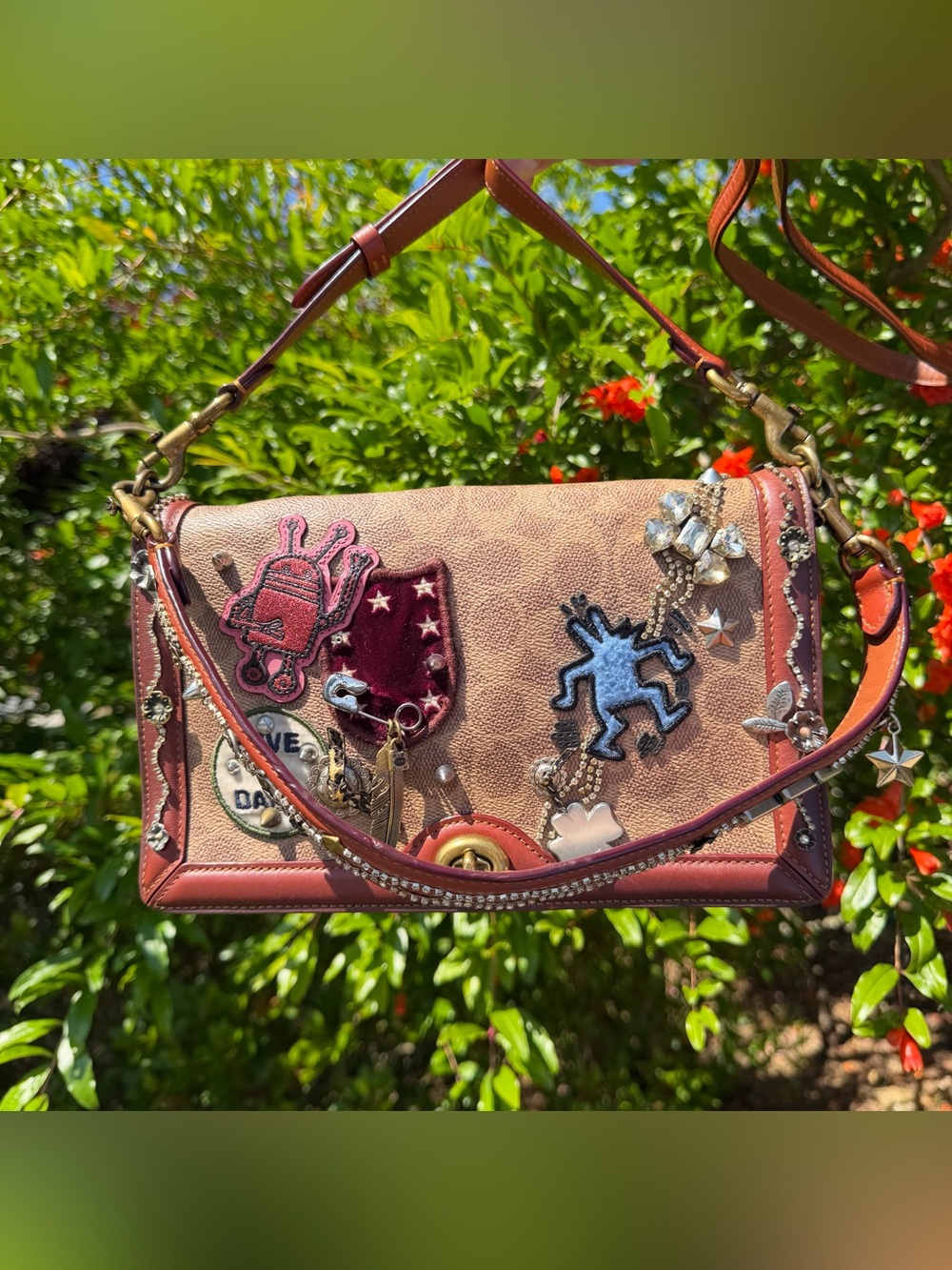 Coach X Keith Haring Riley In Signature Patchwork 31071 - Picture 15 of 15